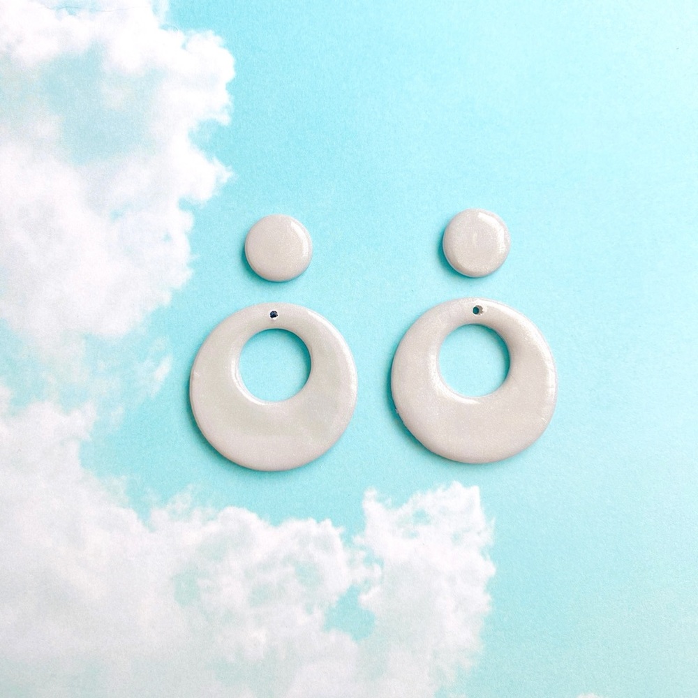 Silver Hoops